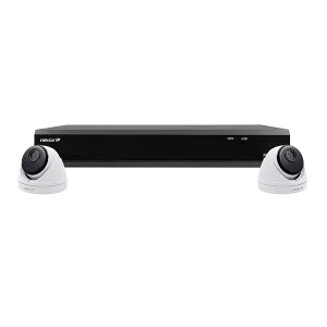 ESP REKIP4KD2W Rekor IP 4 Channel POE 2MP 2 White Dome Camera Kit (1TB)