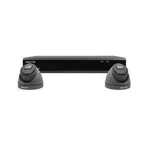 ESP RHD4KD2G2TB Rekor HD 4 Channel HD 2TB 2x Grey Dome Camera Kit