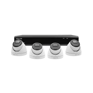 ESP RHD4KD4W Rekor HD 4 Channel HD 500GB 4x White Dome Camera Kit