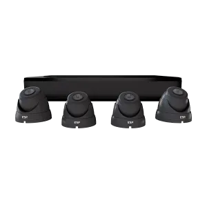 ESP RHD8KD4B2TB RekorHD 2MP Analogue 8CH 4 Camera Dome Kit 2TB Black