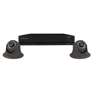 ESP SHDV4KD2G8TB HDview 4MP Super HD 4 Channel 8TB 2x Grey Dome Camera Kit