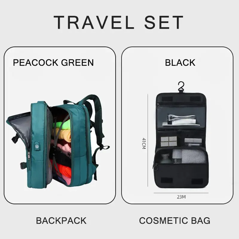 Extendible Travel and Laptop Backpack