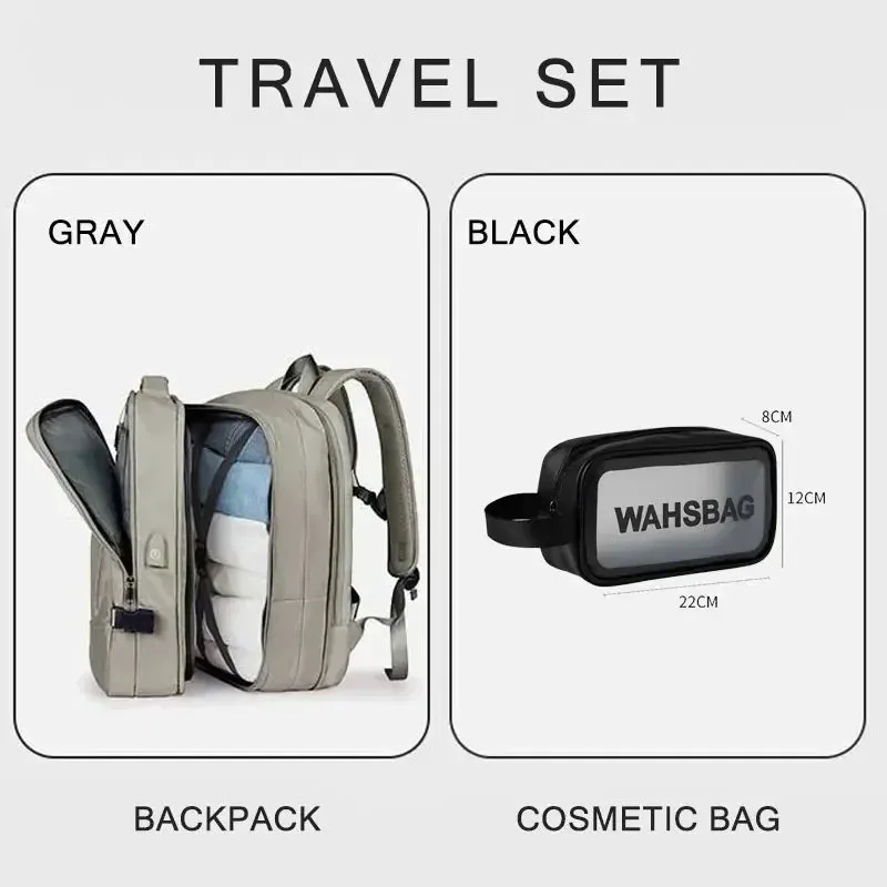 Extendible Travel and Laptop Backpack