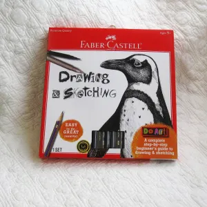 Faber-Castell Drawing and Sketching Kit, Ages 9 