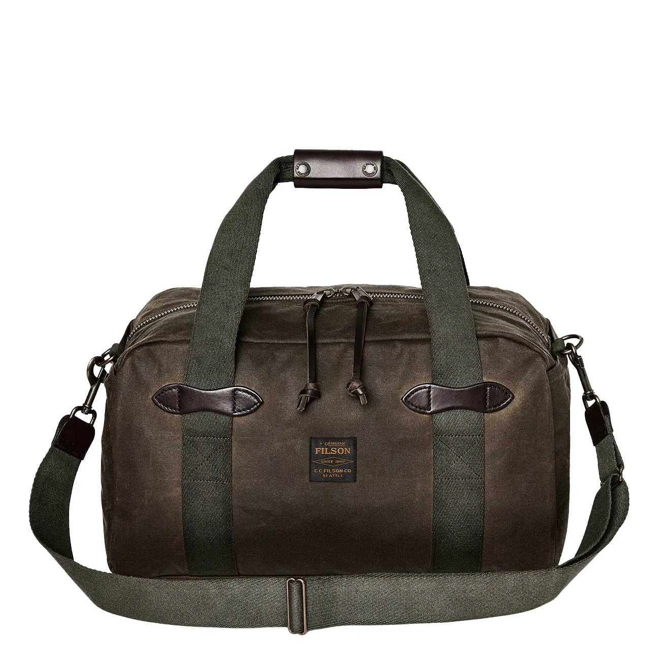 Filson Tin Cloth Small Duffle Bag Otter Green