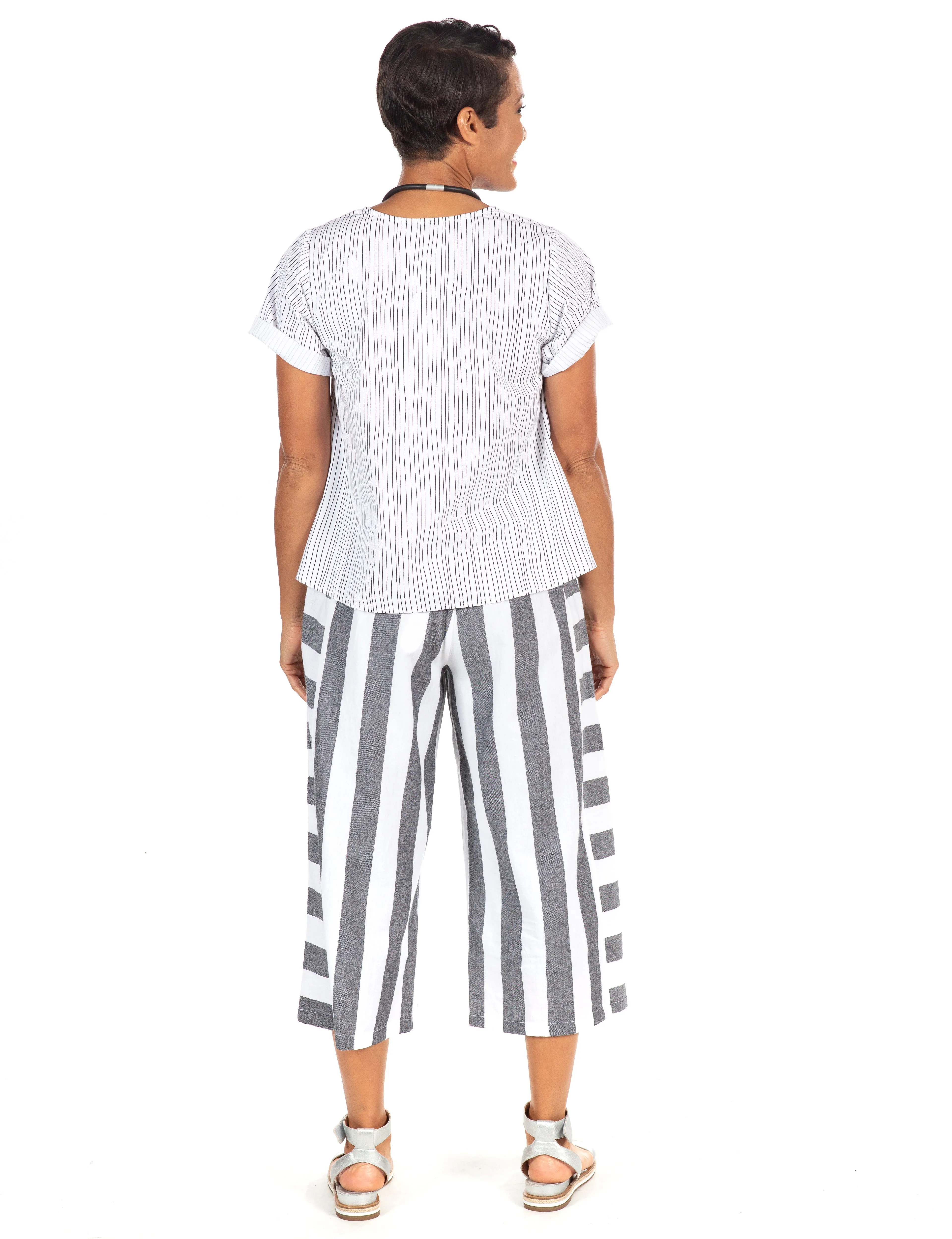 FINAL SALE CV117 Pauline Pant in Gordon Stripe*