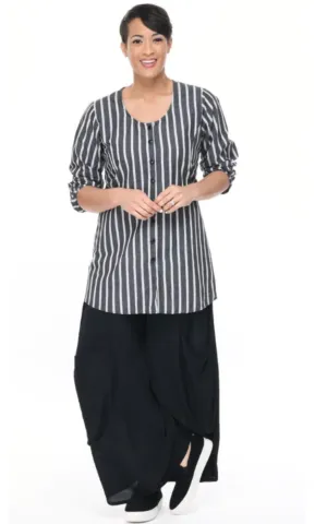 FINAL SALE CV679 Ivy Jacket in Rothschild Stripe*