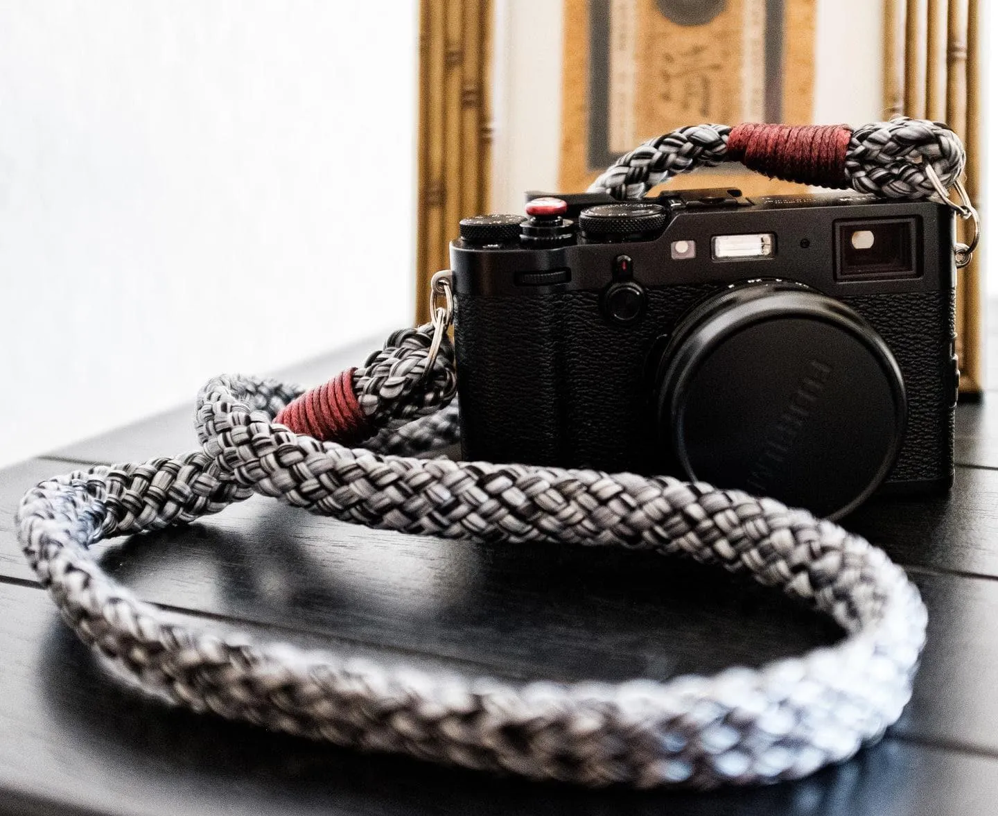 Flat 50 Shades of Grey Camera Strap