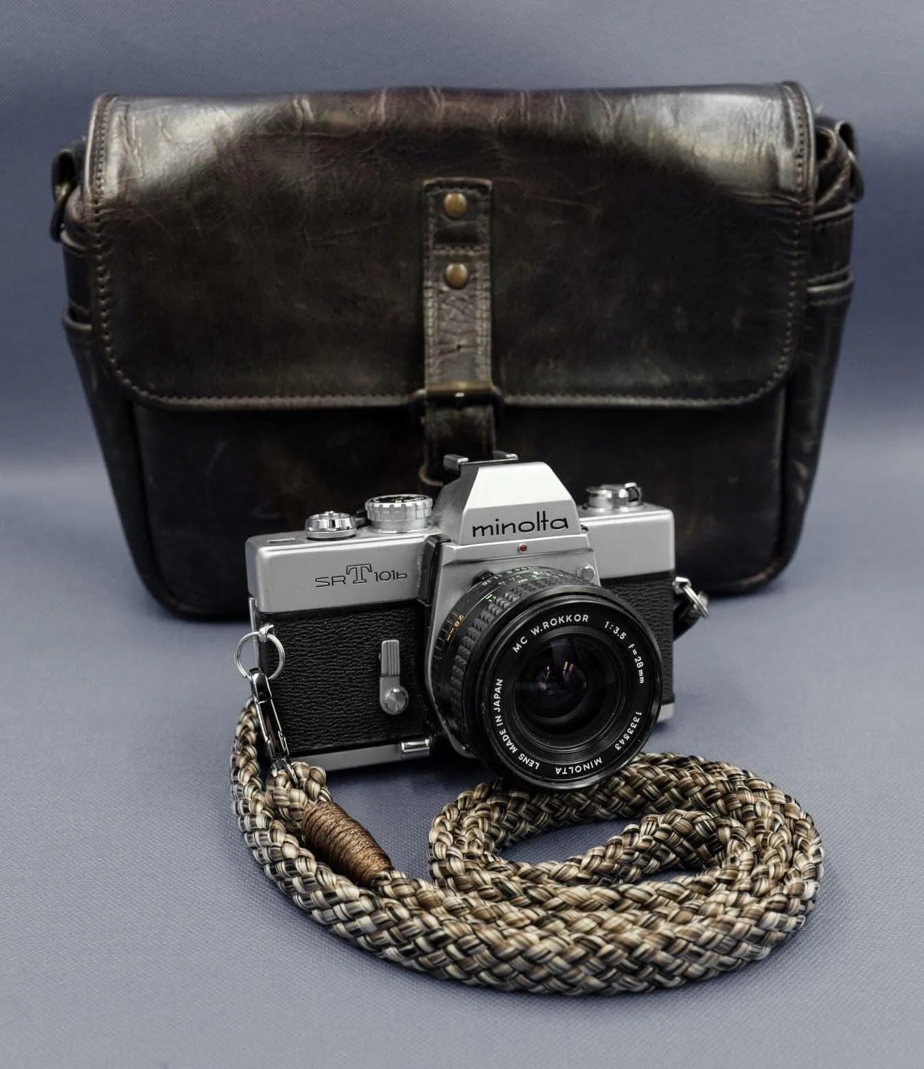 Flat Moccasin Acrylic Camera Strap
