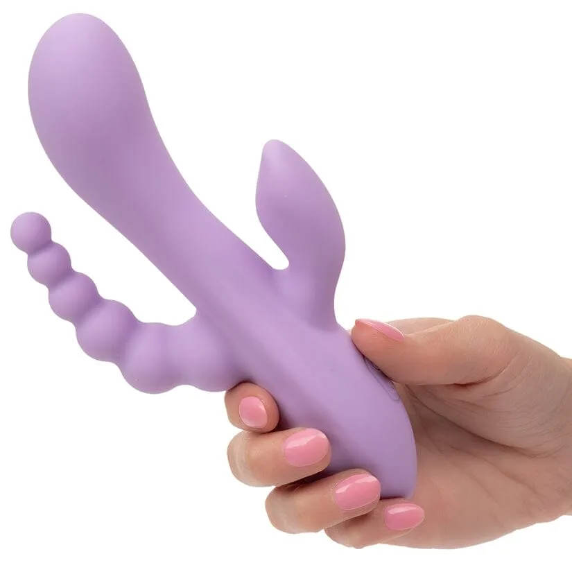 Flex Bend & Hold Triple Rumbler 3-Motor Flexible Vibrator with Memory Function