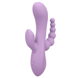 Flex Bend & Hold Triple Rumbler 3-Motor Flexible Vibrator with Memory Function