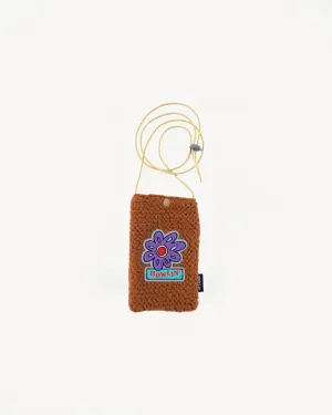 Flower Pouch - Cognac
