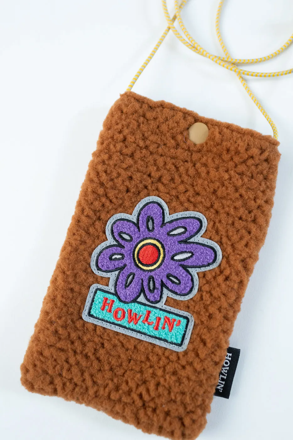 Flower Pouch - Cognac