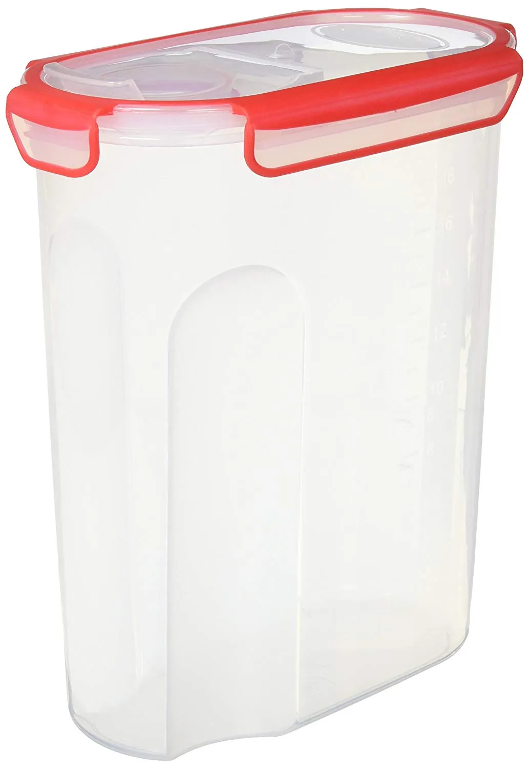 Food Storage Container Cereal Dispenser Holds Family Size Cereal Box Airtight Containers With Silicone Ring 2 Large 21 Cup 5L Best Watertight for Kitchen, Food, Rice, Picnic and Pantry Storage 169 oz