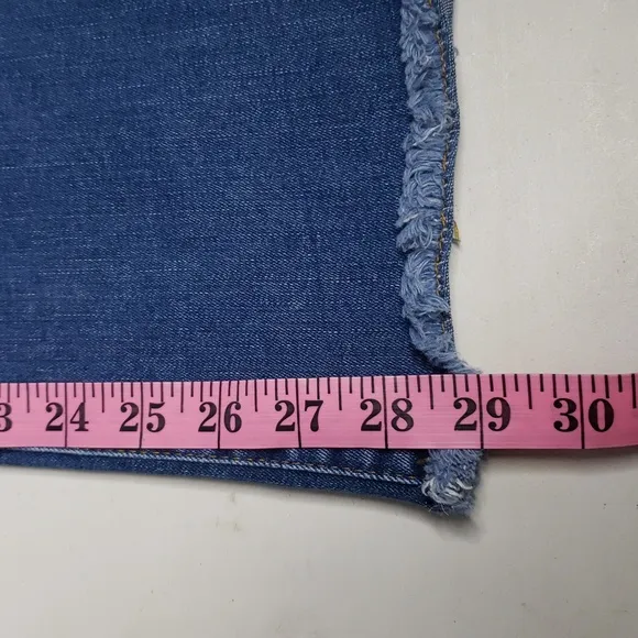 Free People Women's High Rise Rita Crop Flare Jeans Size 31 Medium Wash