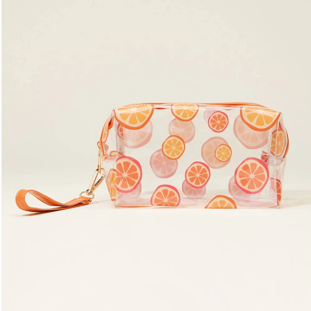 FRUIT TRANSPARENT COSMETIC POUCHES (MULTIPLE STYLES)