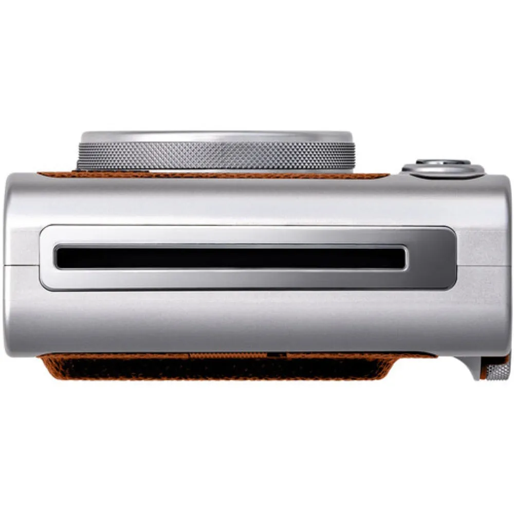 FUJIFILM INSTAX MINI EVO Hybrid Instant Camera | Brown