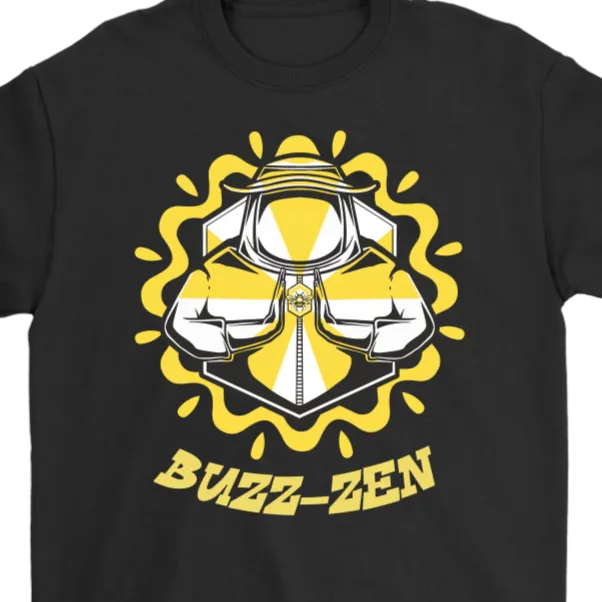 Funny Beekeeper T-shirt, Zen Beekeeper Shirt, Beekeeper T-shirt, Gift for Beekeeper, Zen Bee Shirt