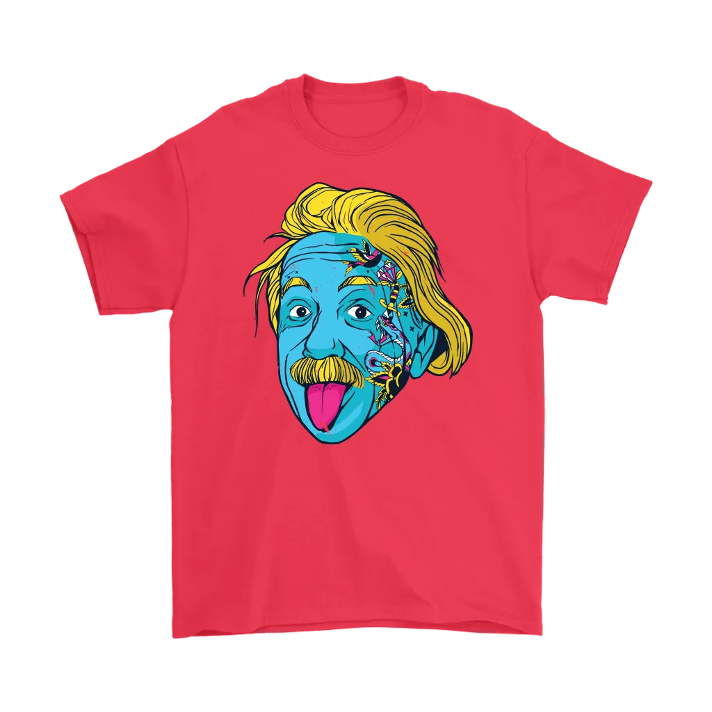 Funny Einstein T-shirt, Einstein Tattoo T-shirt, Funny Tattoo Shirt, Einstein T-shirt