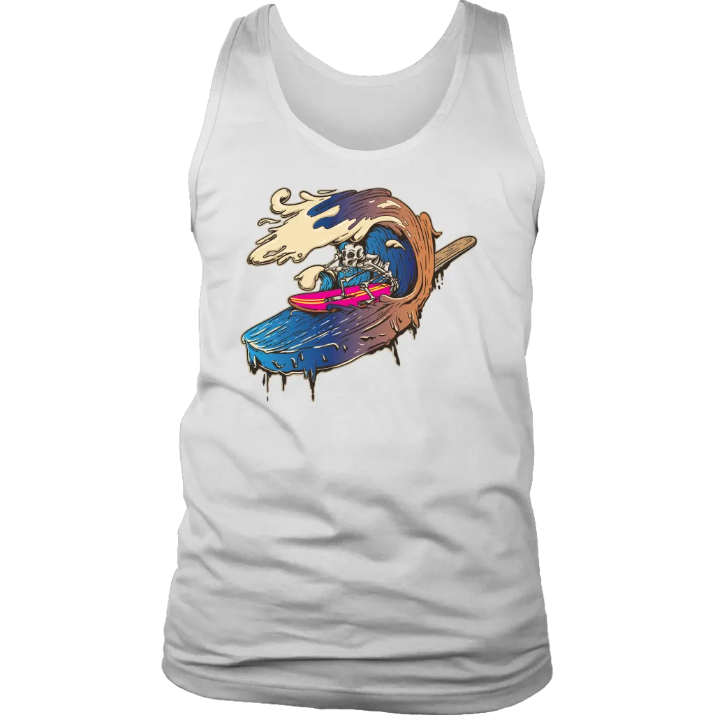Funny Surfing T-shirt, Skeleton Shirt, Funny Gift for Surfer, Skeleton Surfing Shirt, Surfer Gift