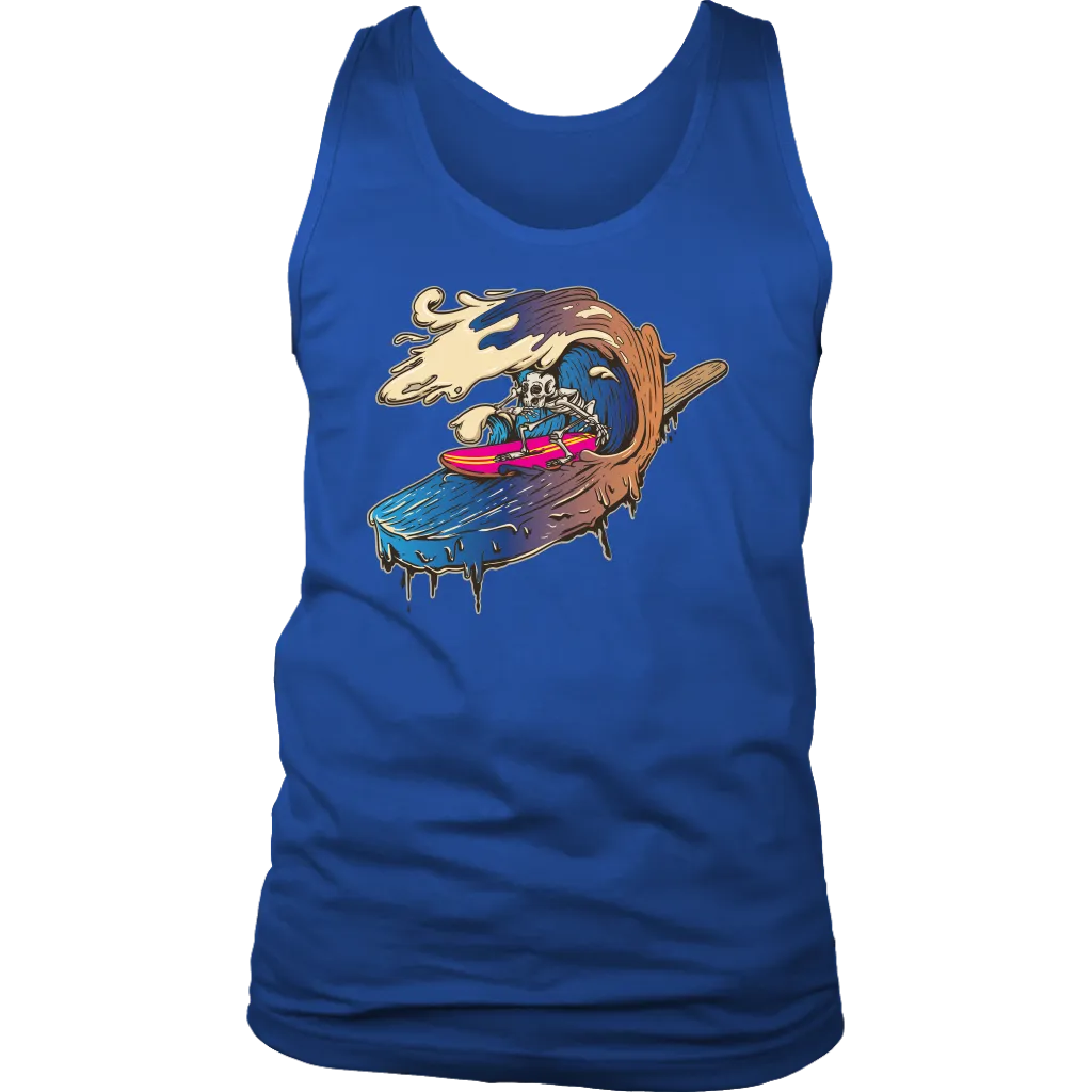 Funny Surfing T-shirt, Skeleton Shirt, Funny Gift for Surfer, Skeleton Surfing Shirt, Surfer Gift