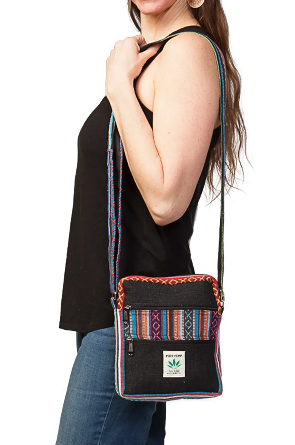 Ganja Hemp Zip Crossbody