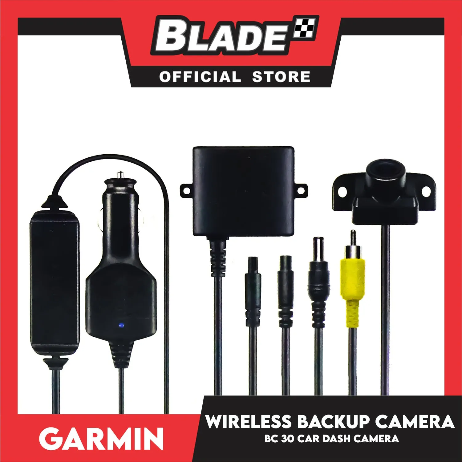 Garmin Wireless Backup Camera BC30 Car Dash Camera, Resolution 240P With Compatible Garmin Navigator, 140 Degrees Field Of View