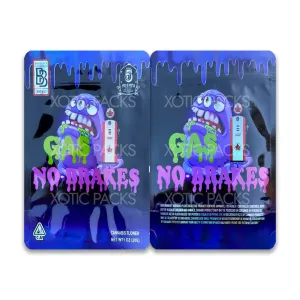 Gas No Brakes Mylar Bag 1 Ounce