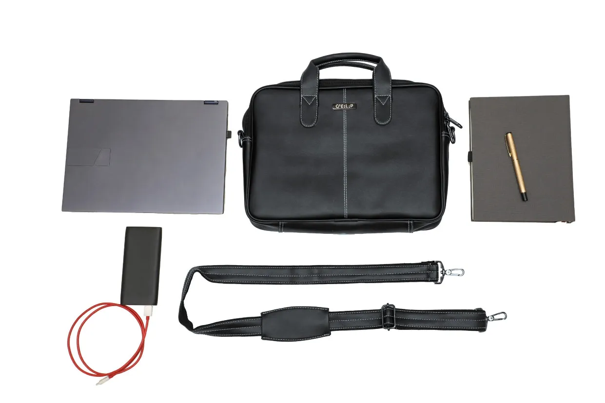 Genuine Leather Laptop Bag for Men - Premium Quality & Stylish Design