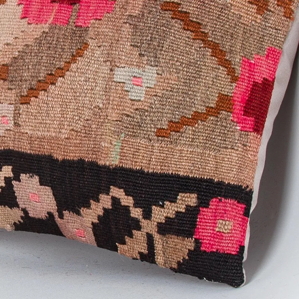 Geometric Multiple Color Kilim Pillow Cover 16x16 7703