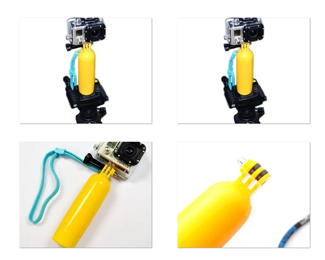GoPro Diving Floating Hand Grip Mount for All Hero Cameras - Yellow