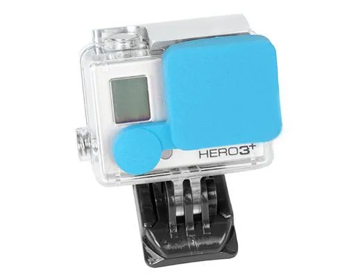 GoPro Lens Protective Silicone Cap for Hero 3  Camera Housing - Blue