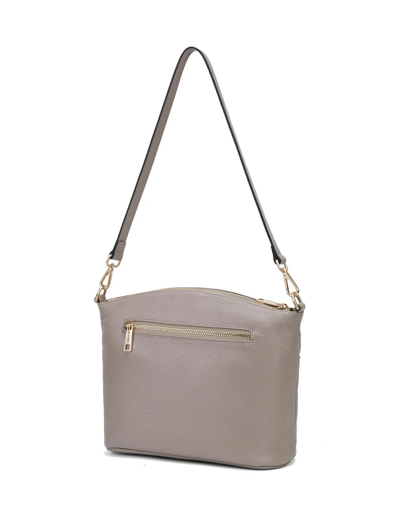 GRACE LEATHER XBODY BAG- E1-0818-MOCH