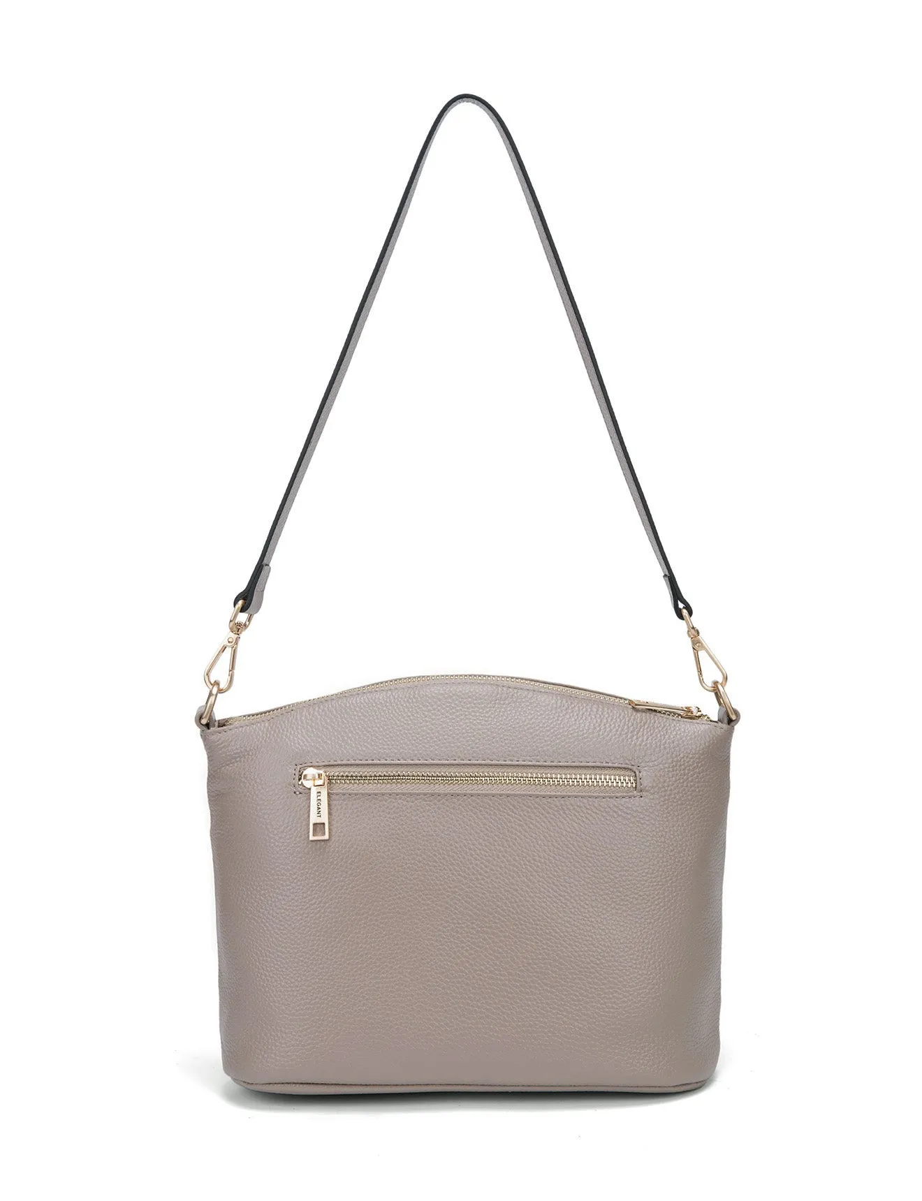 GRACE LEATHER XBODY BAG- E1-0818-MOCH