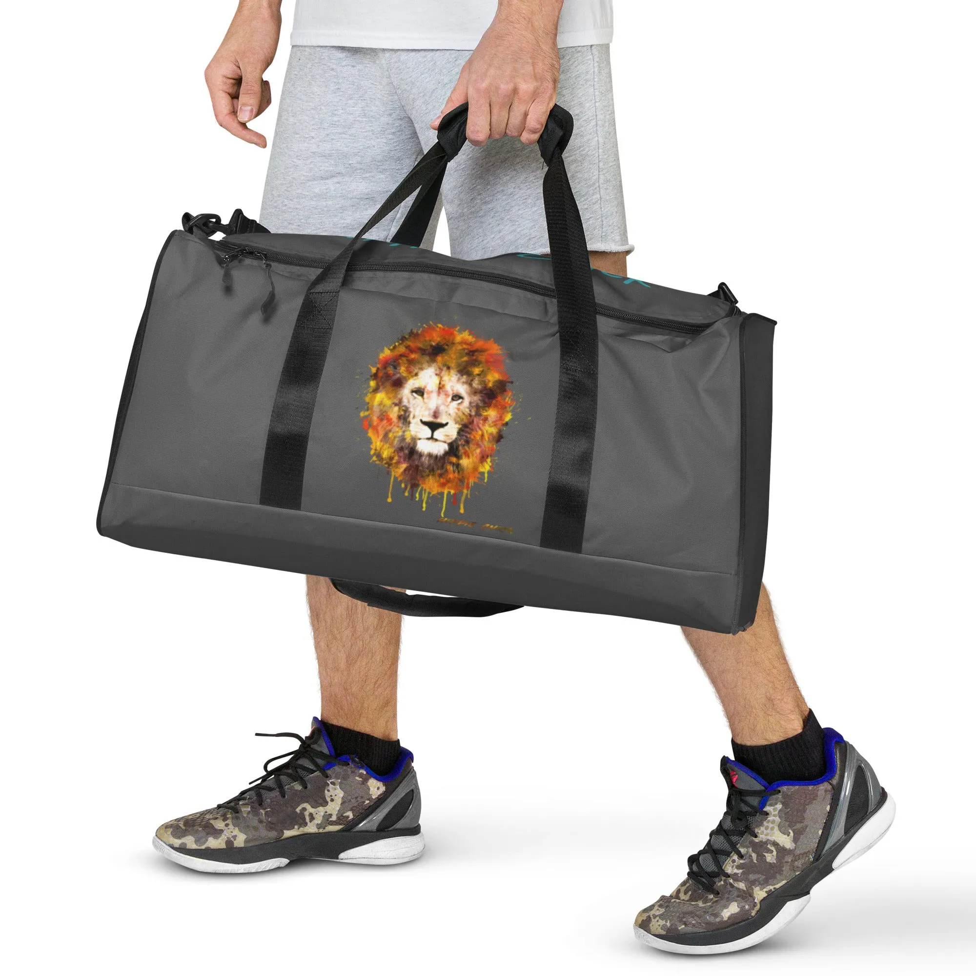 Gray Duffle Bag - OG Hippie Chick