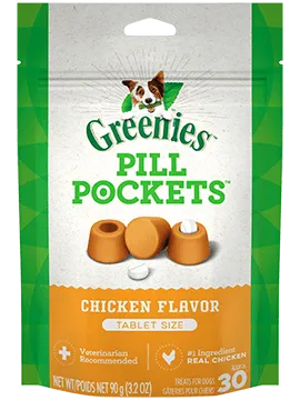 Greenies Pill Pockets Chicken Flavor Dog Dental Treats