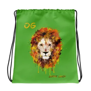 Grinch Drawstring Bag