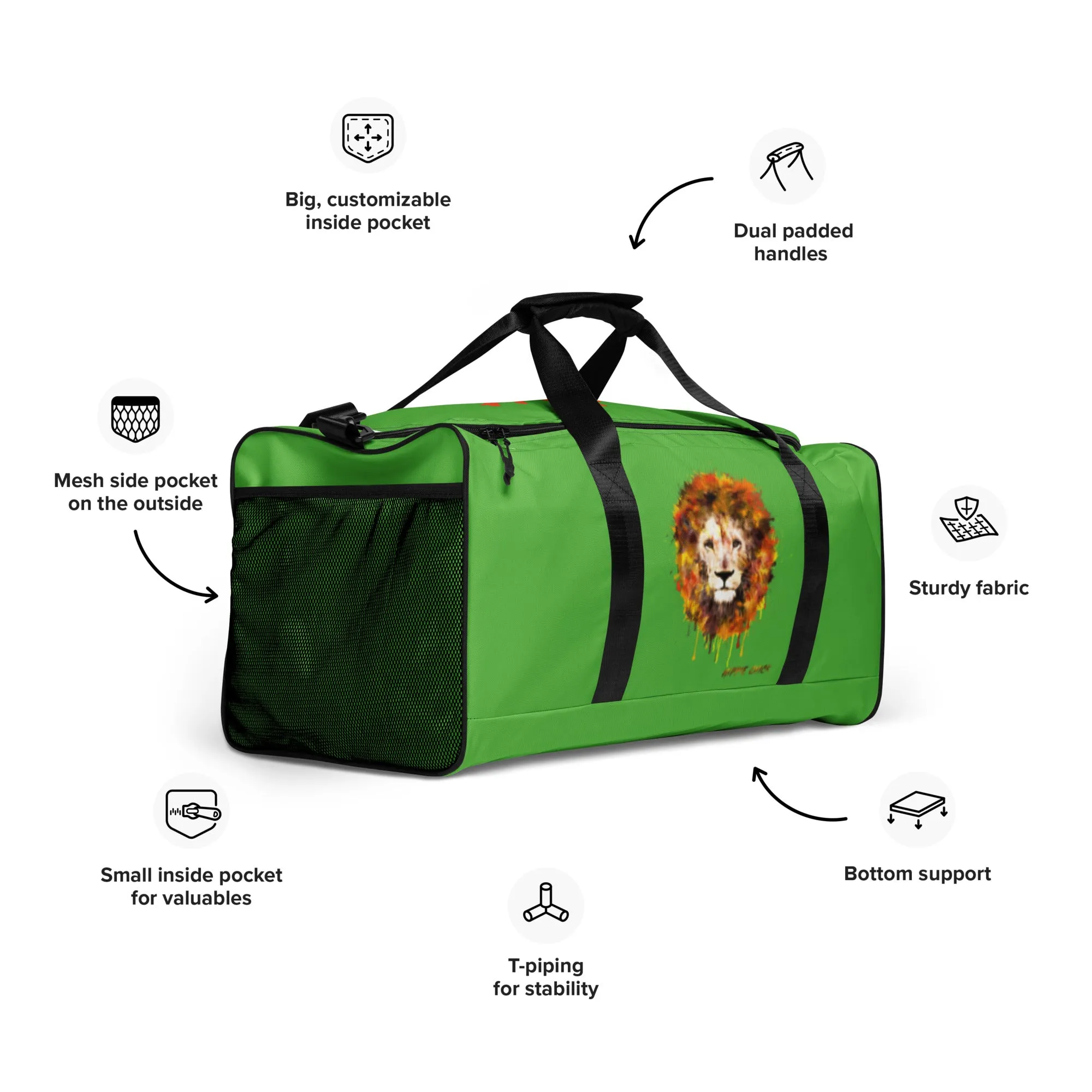 Grinch Duffle Bag - OG Hippie Chick