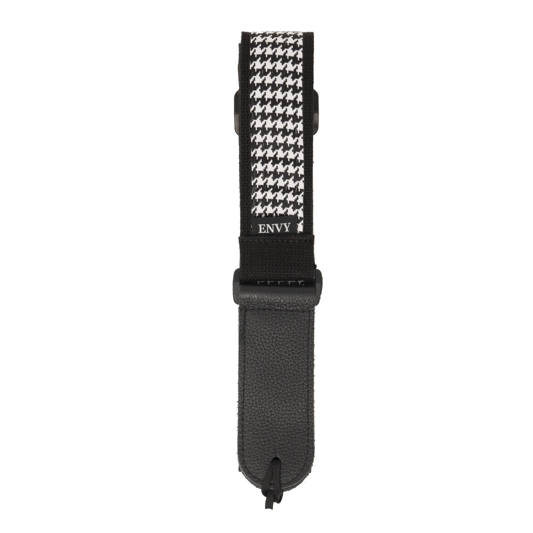 Guitar Strap - B&W Houndstooth