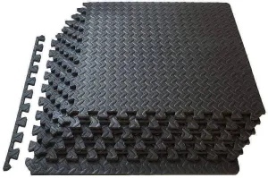 Gym Flooring Tiles Interlocking Jigsaw Stall EVA Mats 1m x 1m x 10mm