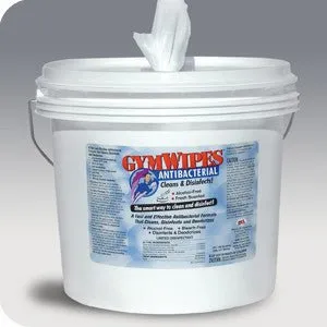 Gym Wipes Antibacterial Bucket