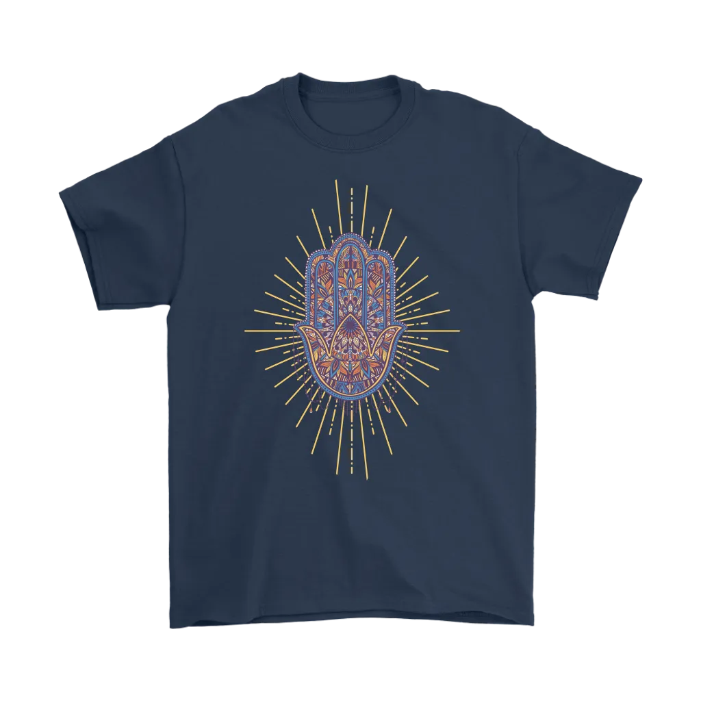 Hamsa Hand T-shirt, Hand Mandala Shirt, Gift of Hand of Fatima, Hand of Fatima Shirt, Hamsa Shirt