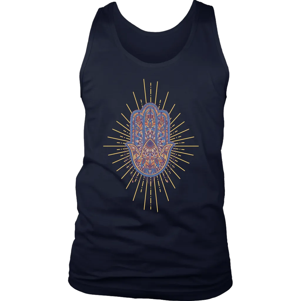 Hamsa Hand T-shirt, Hand Mandala Shirt, Gift of Hand of Fatima, Hand of Fatima Shirt, Hamsa Shirt
