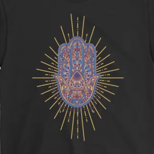 Hamsa Hand T-shirt, Hand Mandala Shirt, Gift of Hand of Fatima, Hand of Fatima Shirt, Hamsa Shirt