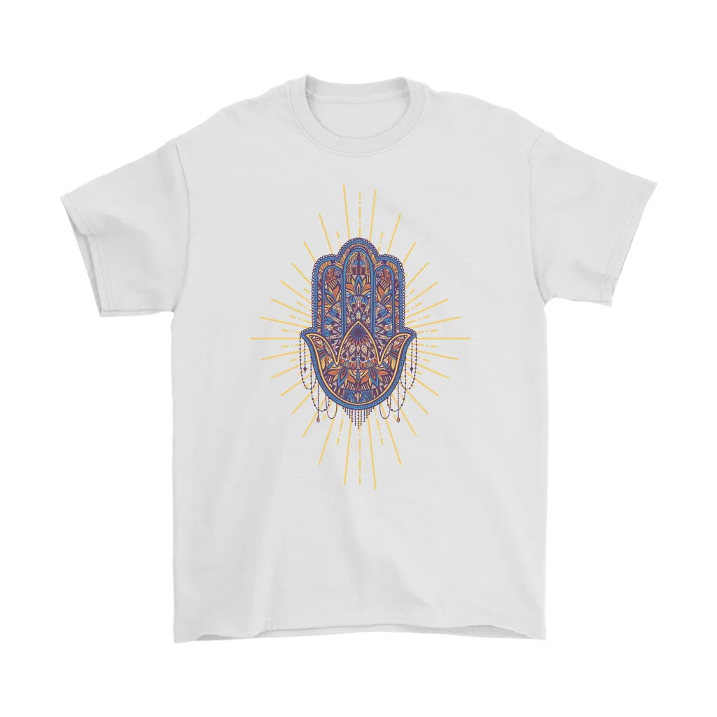 Hamsa Hand T-shirt, Hand Mandala Shirt, Gift of Hand of Fatima, Hand of Fatima Shirt, Hamsa Shirt