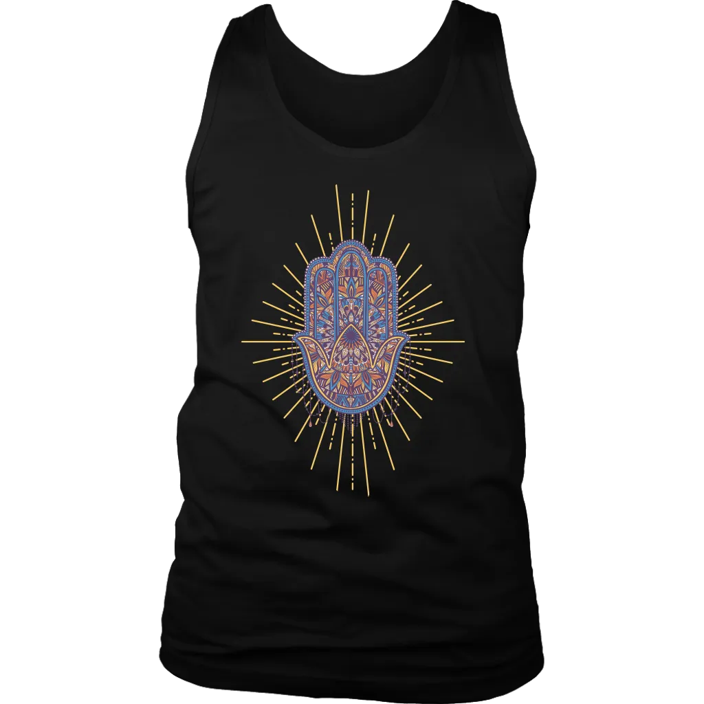 Hamsa Hand T-shirt, Hand Mandala Shirt, Gift of Hand of Fatima, Hand of Fatima Shirt, Hamsa Shirt