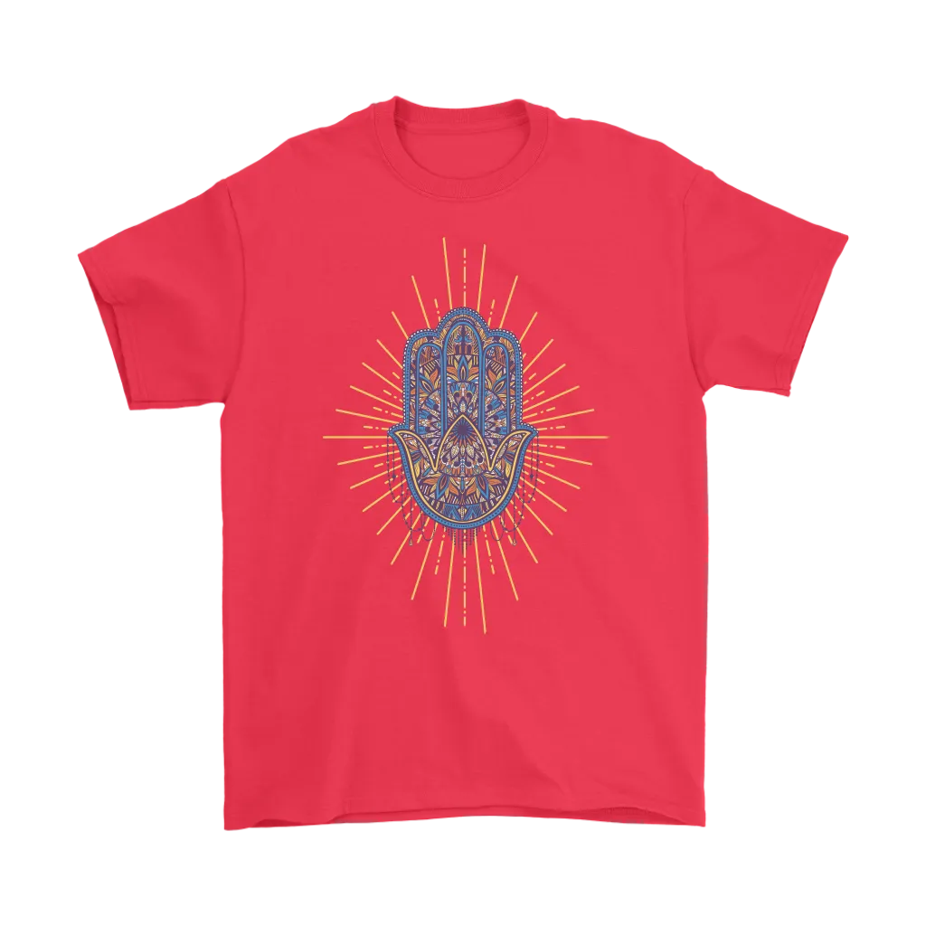 Hamsa Hand T-shirt, Hand Mandala Shirt, Gift of Hand of Fatima, Hand of Fatima Shirt, Hamsa Shirt