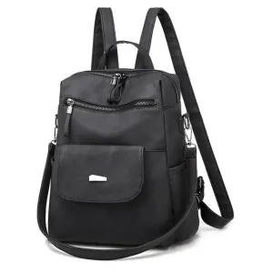 HARENC Women Backpack Purse PU Leather Designer Anti-theft Travel Backpack Fashion Shoulder Handbag