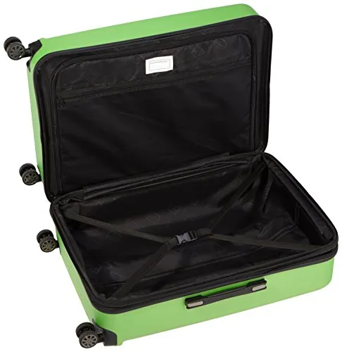 HAUPTSTADTKOFFER - X-Berg - Luggage Suitcase Hardside Spinner Trolley 4 Wheel Expandable, TSA, 65 cm, Applegreen mat