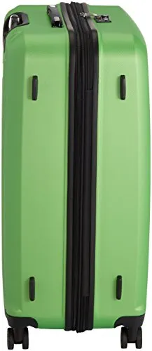 HAUPTSTADTKOFFER - X-Berg - Luggage Suitcase Hardside Spinner Trolley 4 Wheel Expandable, TSA, 65 cm, Applegreen mat